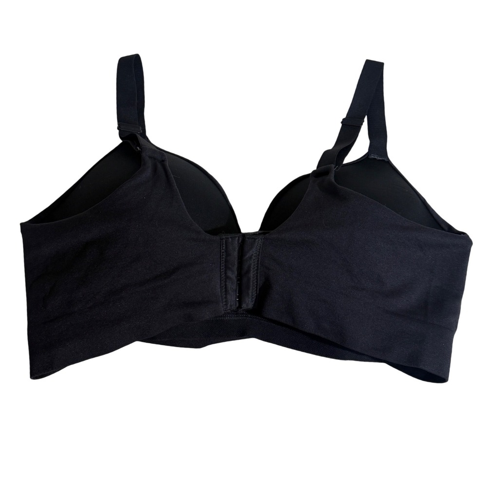 Truekind Black Bra Daily Comfort Wireless Shaper Bra Neutral Seamless True Kind - Picture 2 of 5